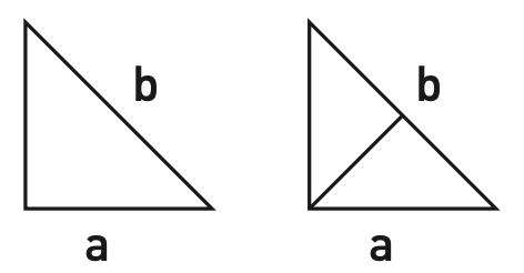 liteaux triangle / chanfreins