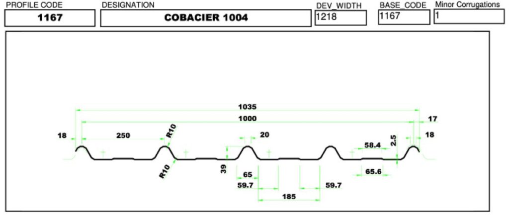 schéma COB1004 Polycarbonate